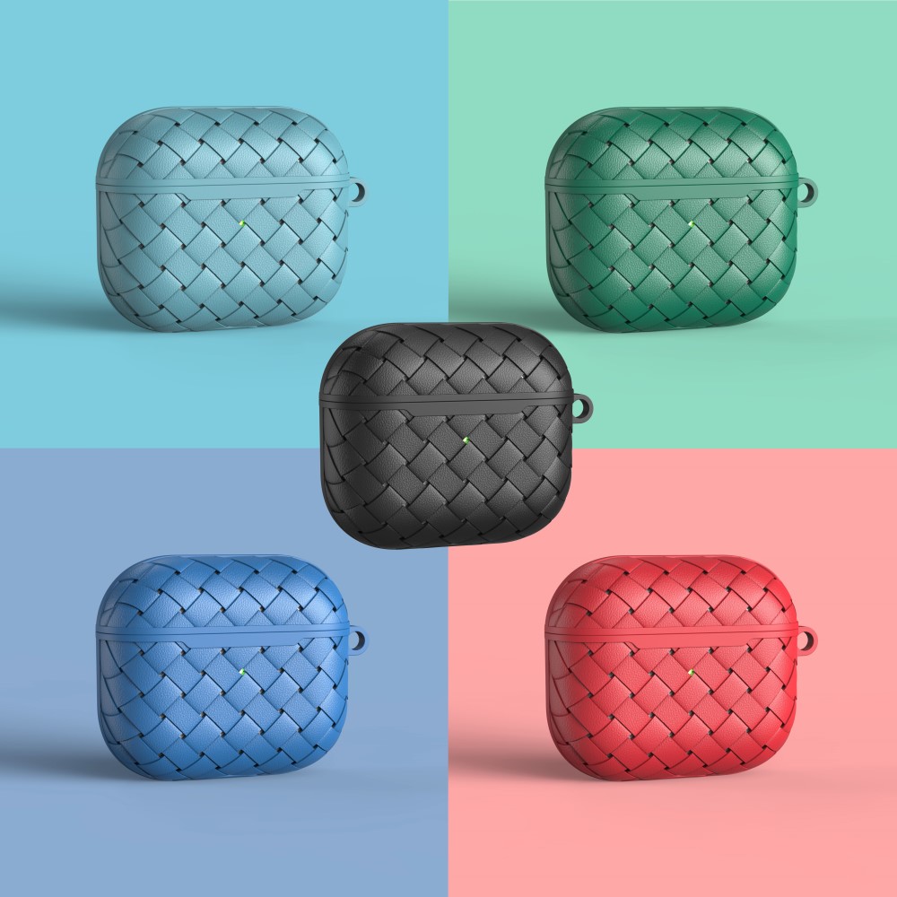  AirPods 3 Skal TPU Vävd Textur Grön