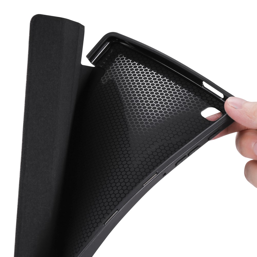  Samsung Galaxy Tab A7 Lite 8.7 Fodral Tri-Fold Shockproof Svart