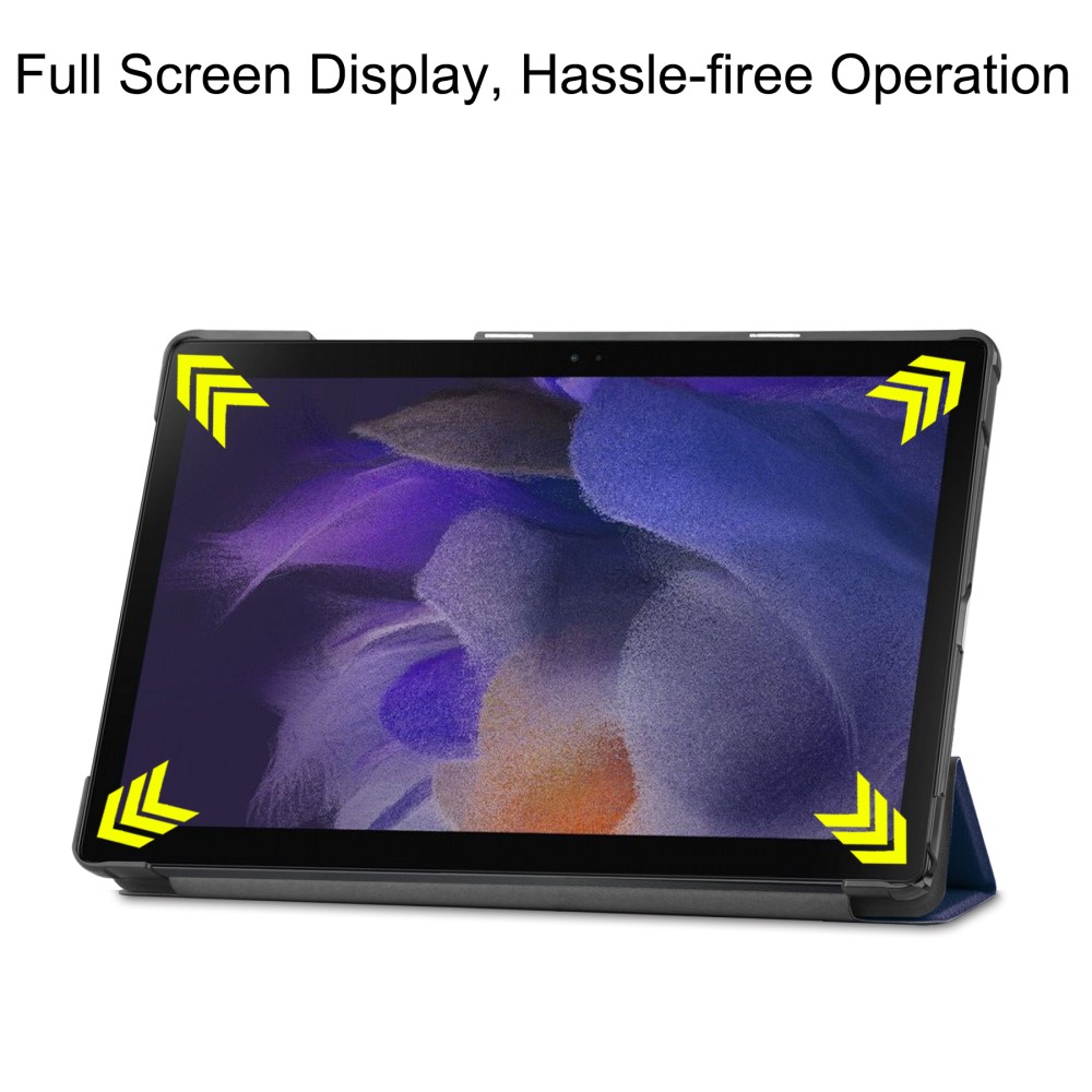  Samsung Galaxy Tab A8 10.5 (2021) Fodral Tri-Fold Shockproof Mörk Blå