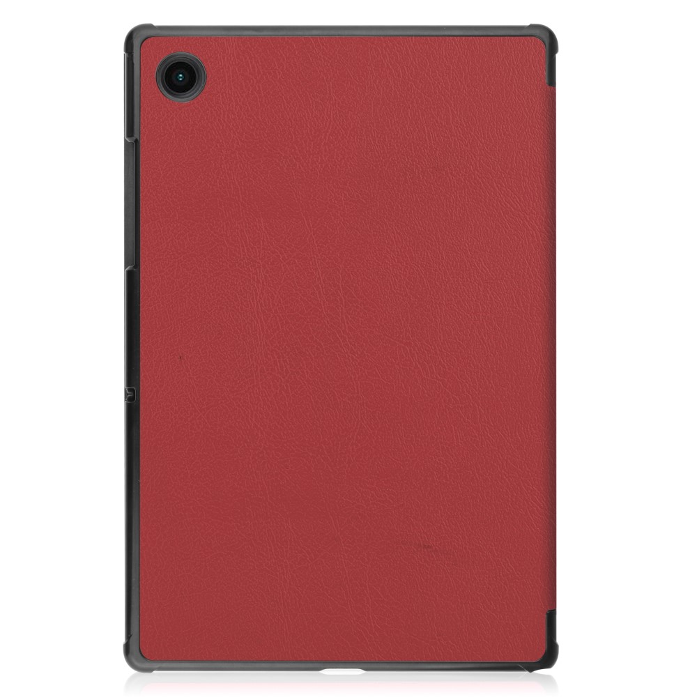  Samsung Galaxy Tab A8 10.5 (2021) Fodral Tri-Fold Shockproof Vinröd