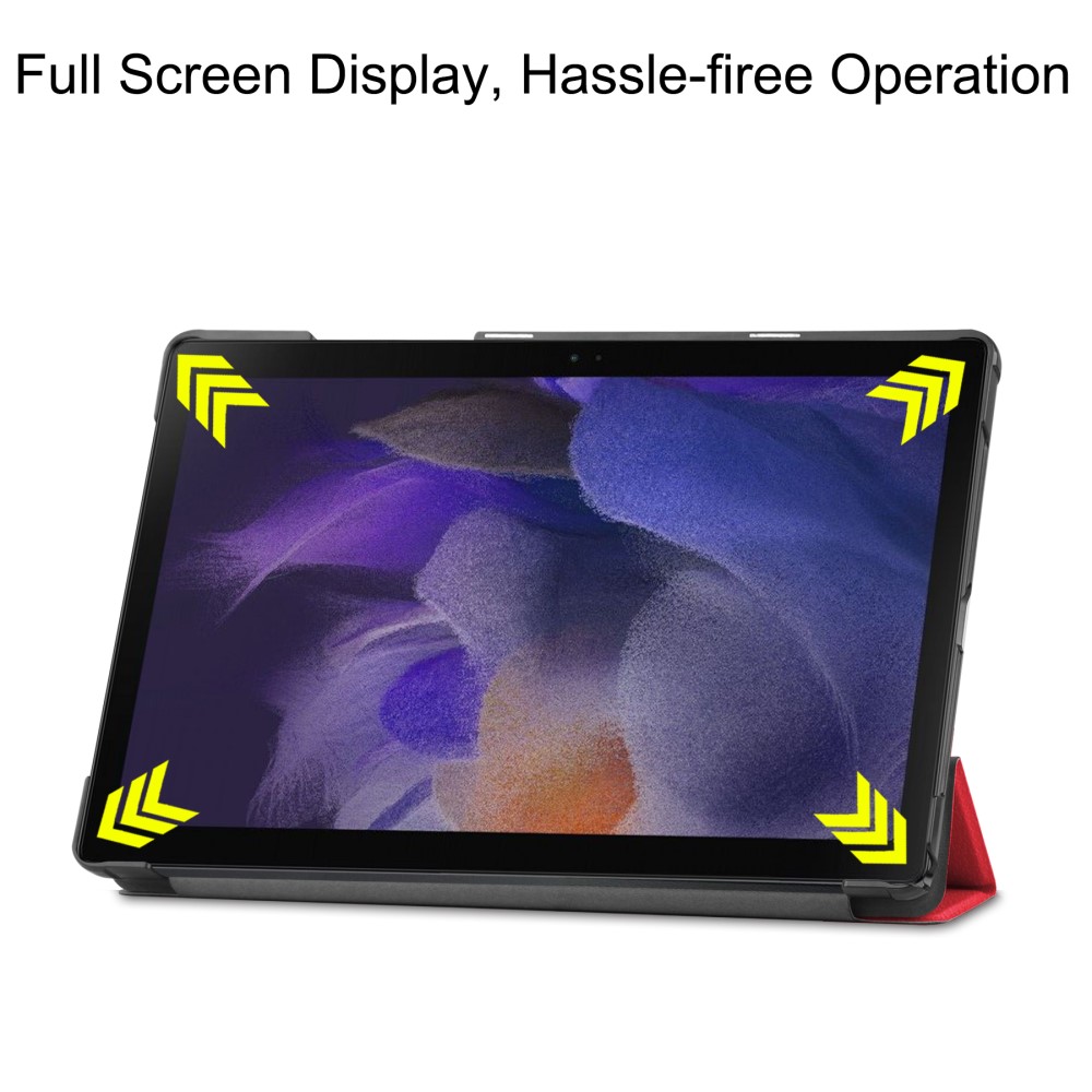  Samsung Galaxy Tab A8 10.5 (2021) Fodral Tri-Fold Shockproof Röd
