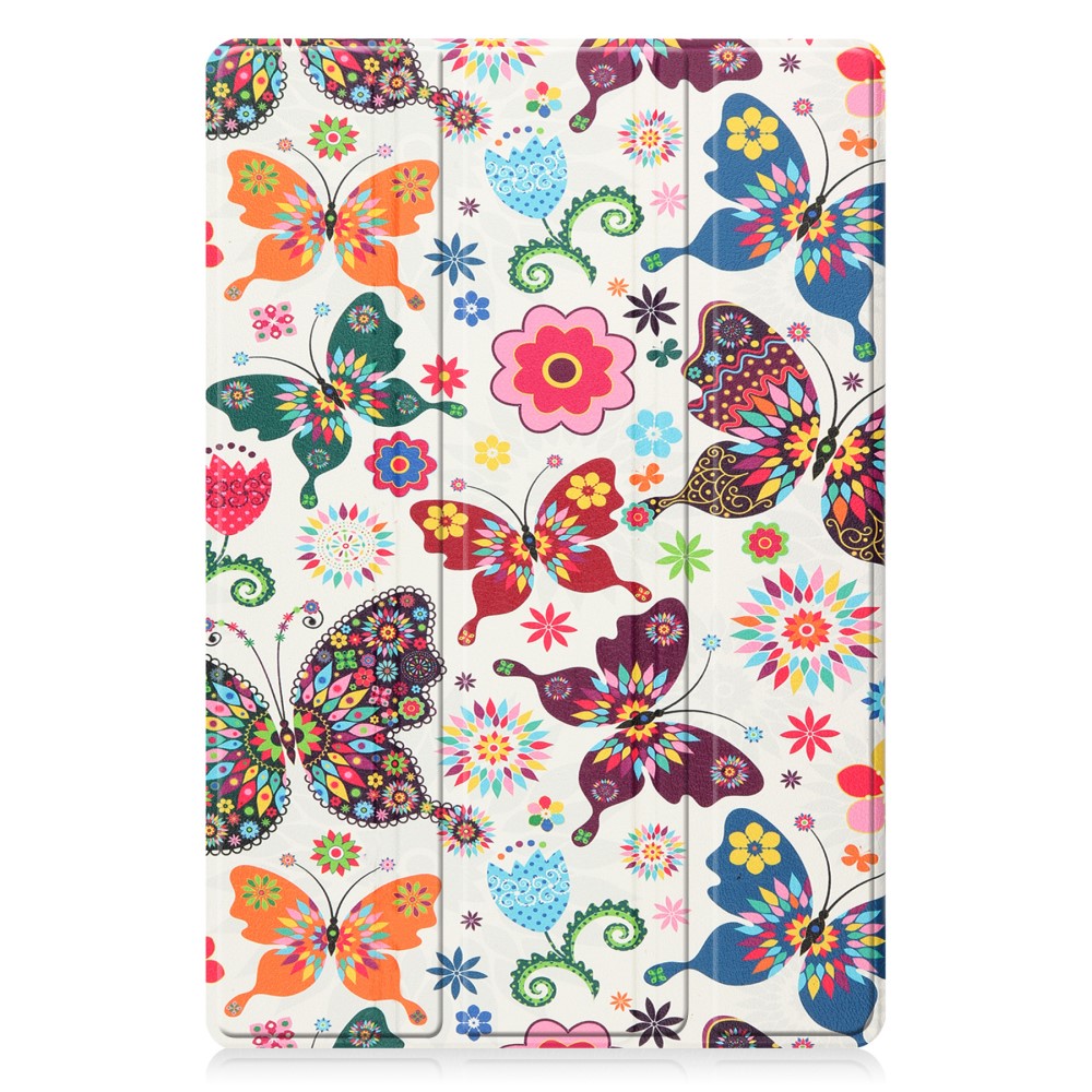  Samsung Galaxy Tab A8 10.5 (2021) Fodral Tri-Fold Fjärilar