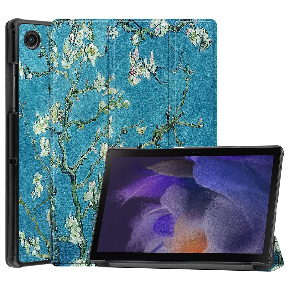  Samsung Galaxy Tab A8 10.5 (2021) Fodral Tri-Fold Peach Blossom