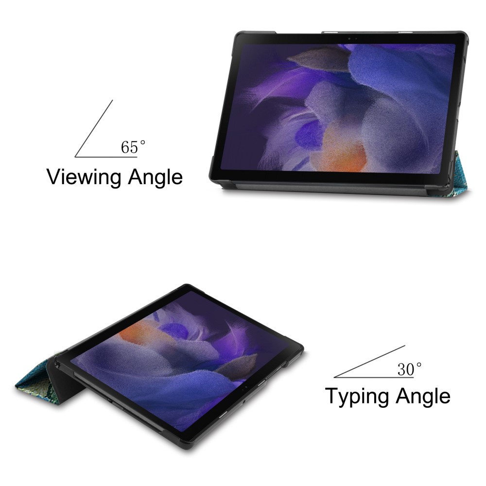  Samsung Galaxy Tab A8 10.5 (2021) Fodral Tri-Fold Peach Blossom