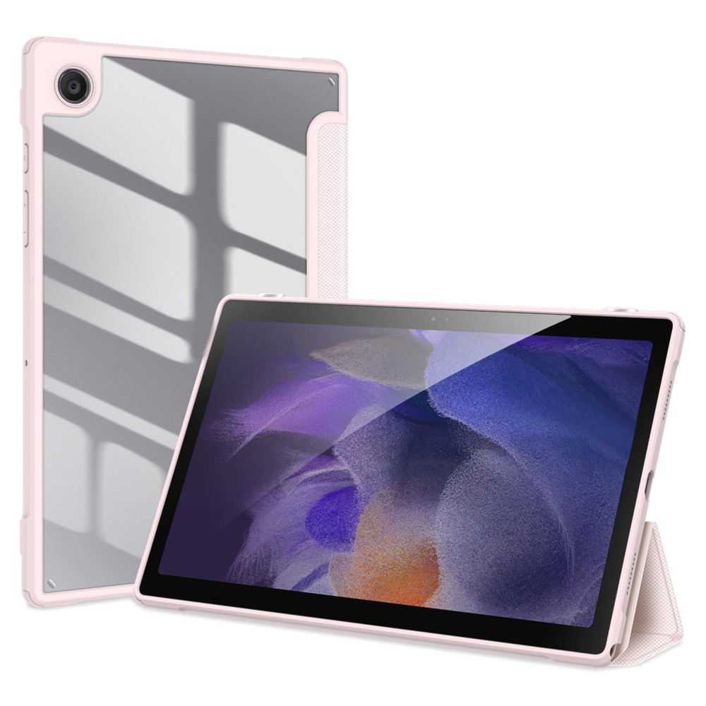 DUX DUCIS DUX DUCIS Samsung Galaxy Tab A8 10.5 (2021) Ljus Rosa Fodral TOBY Tri-Fold