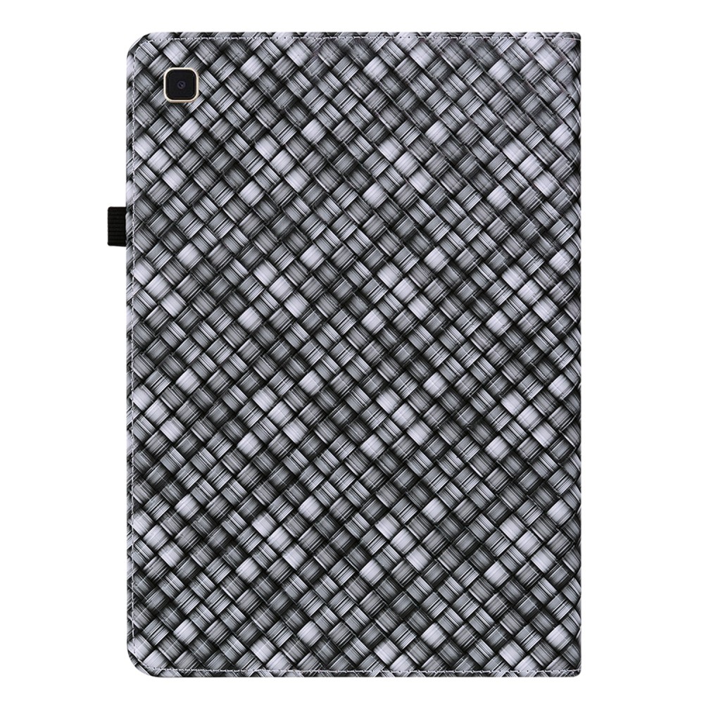  Samsung Galaxy Tab A7 10.4 Fodral Vävd Textur Svart