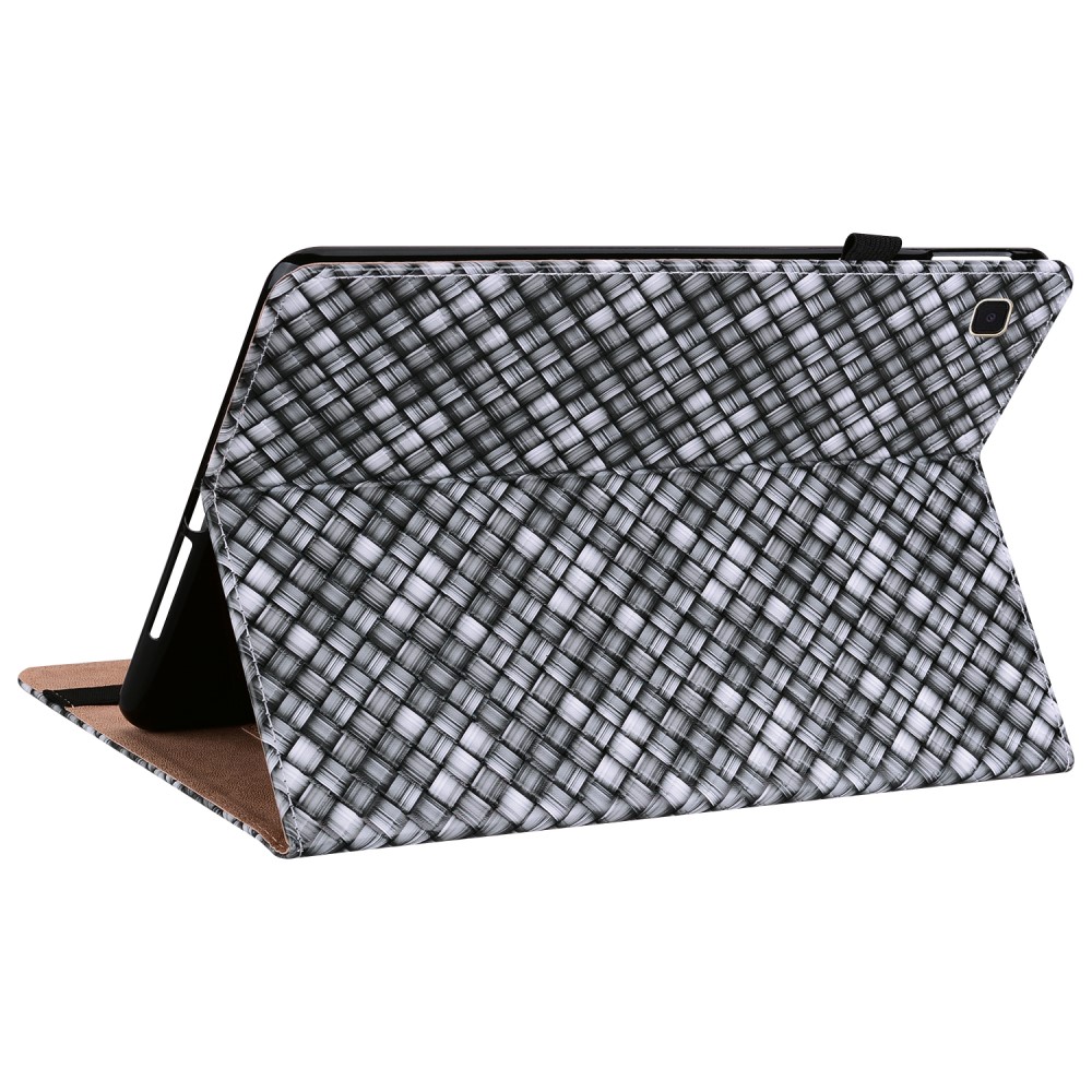  Samsung Galaxy Tab A7 10.4 Fodral Vävd Textur Svart