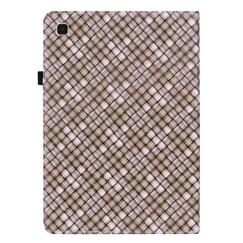  Samsung Galaxy Tab A7 10.4 Fodral Vävd Textur Brun