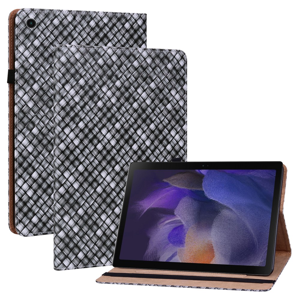  Samsung Galaxy Tab A8 10.5 Fodral Vävd Textur Svart