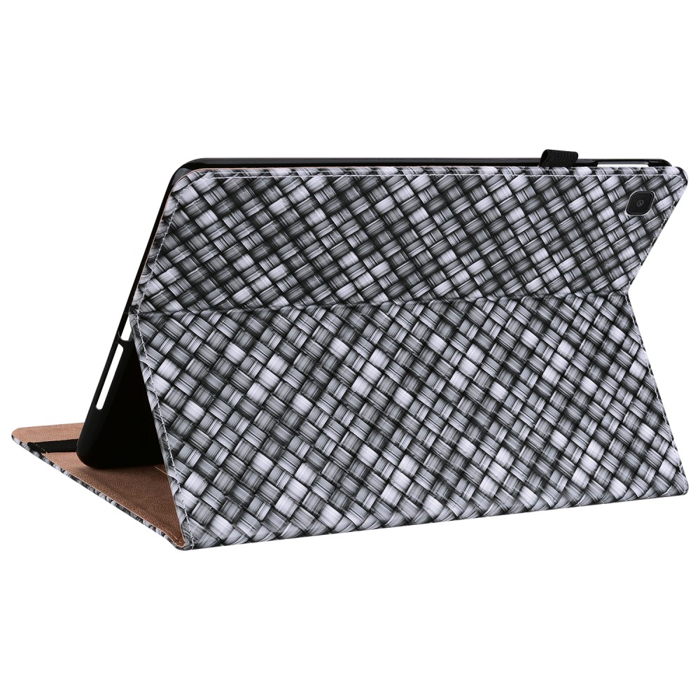  Samsung Galaxy Tab A7 Lite (2021) Fodral Vävd Textur Svart