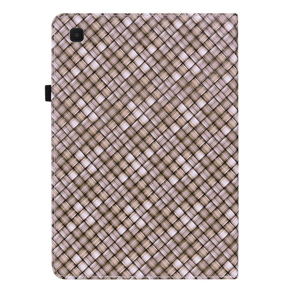 Samsung Galaxy Tab A7 Lite (2021) Fodral Vävd Textur Brun