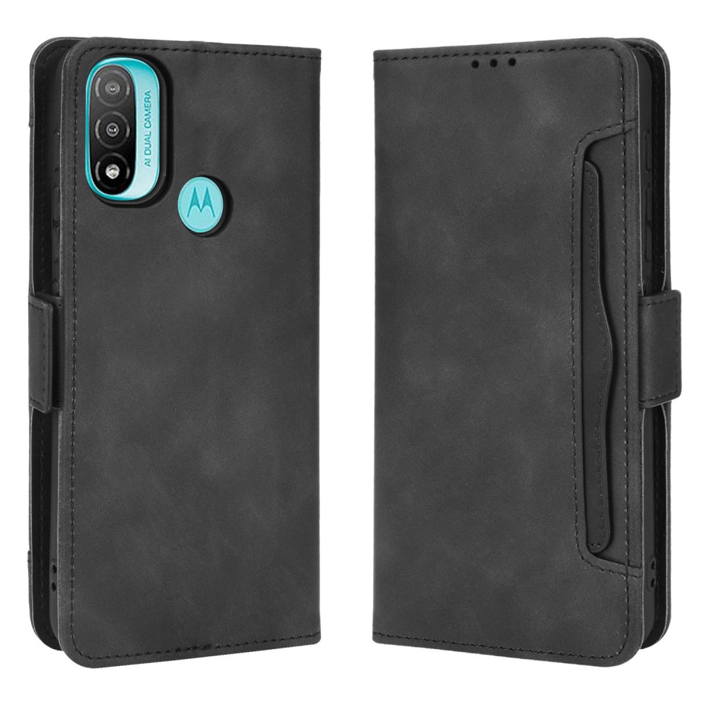  Motorola Moto E20 Fodral Med Avtagbart Kortfodral Svart