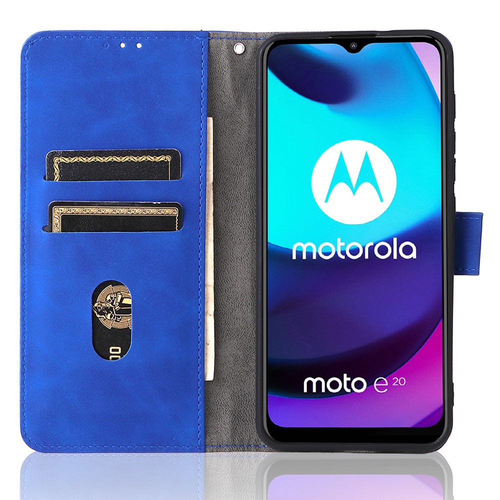  Motorola Moto E20 Fodral Solid Blå