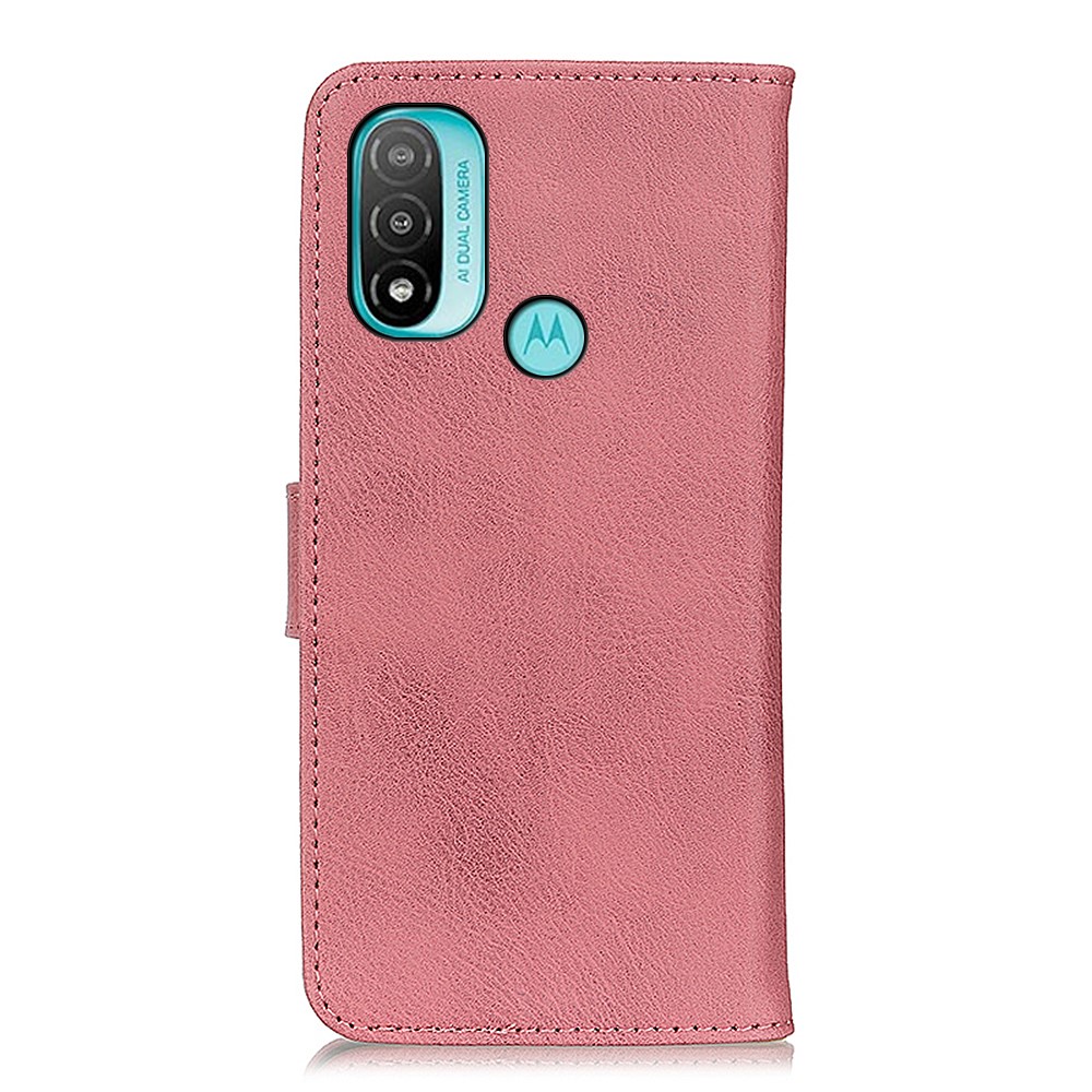 KHAZNEH KHAZNEH Motorola Moto E20 / E40 Fodral Läder Rosa