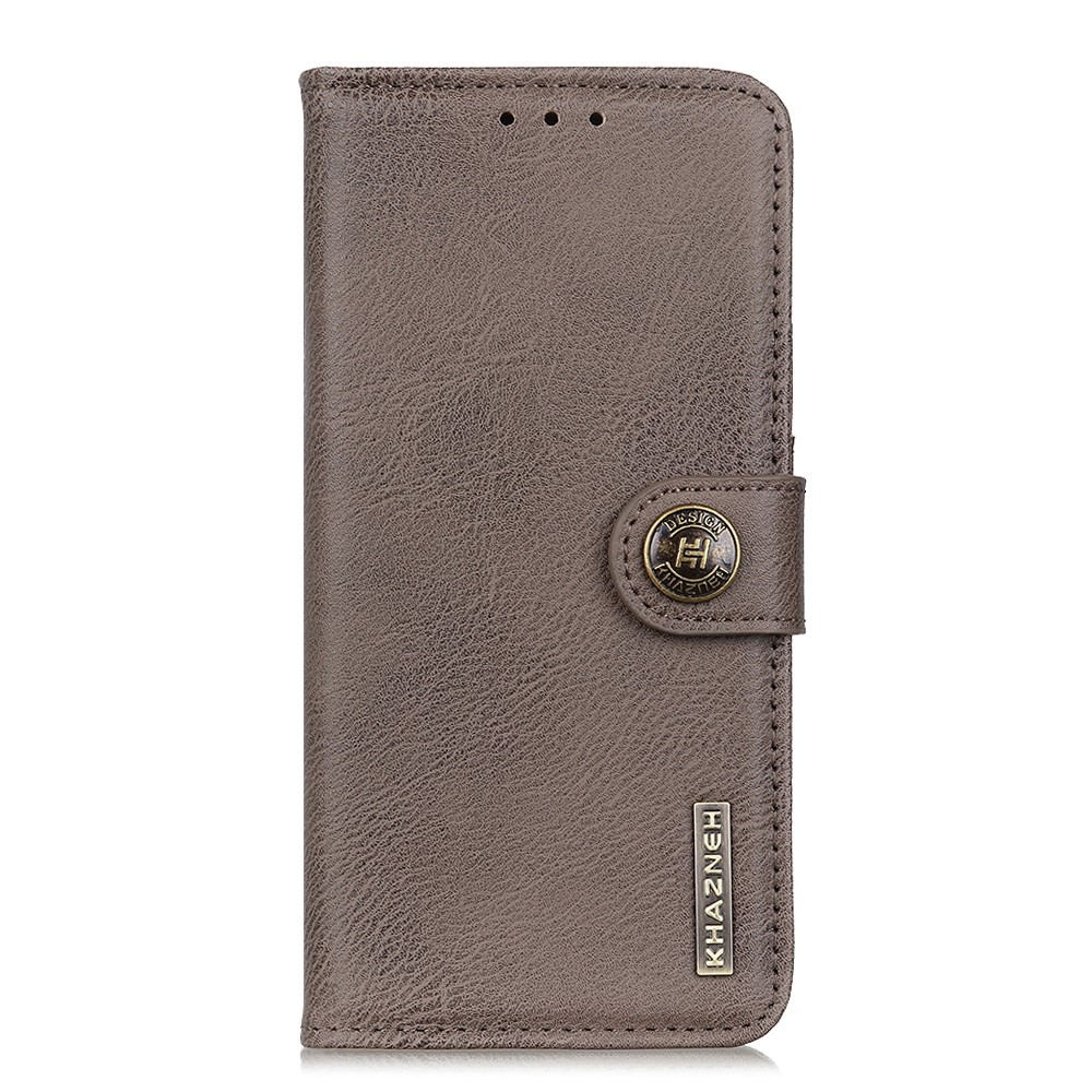 KHAZNEH KHAZNEH Motorola Moto E20 / E40 Fodral Läder Khaki