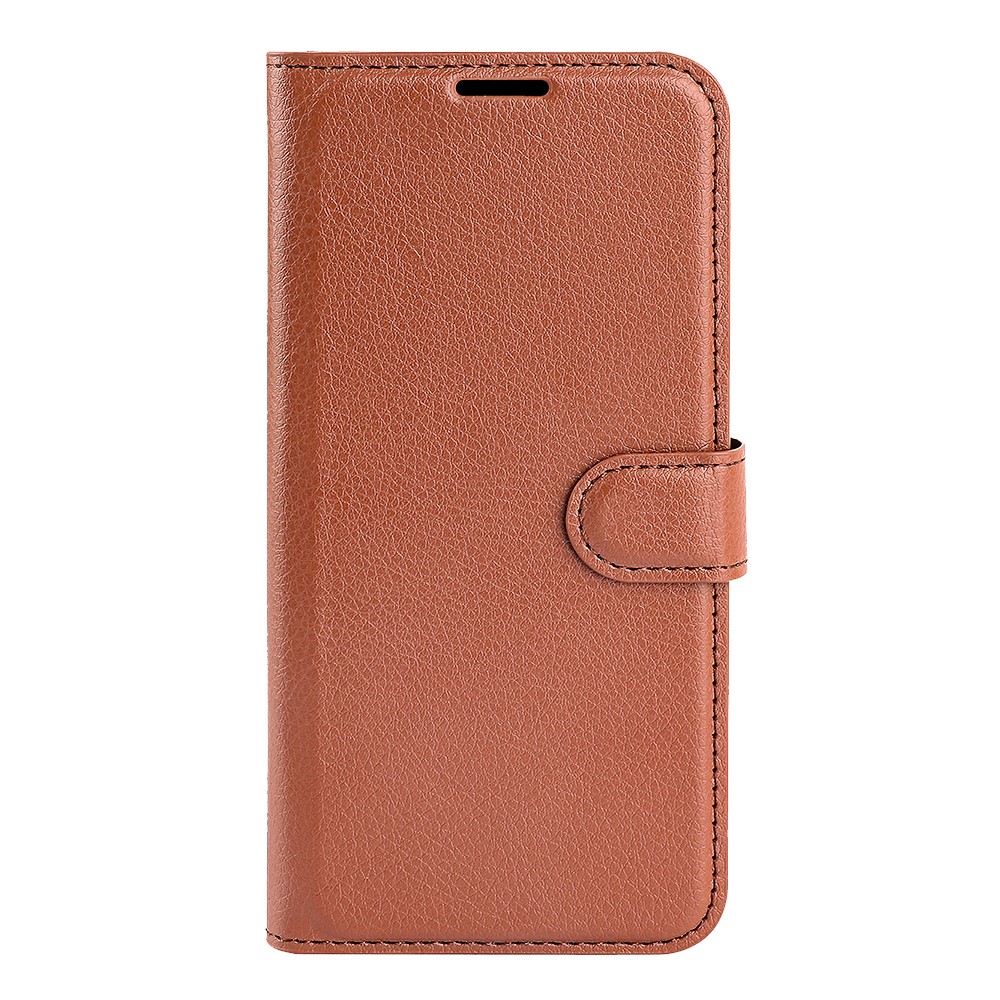  Motorola Moto G31 / G41 Fodral Litchi Textur Brun