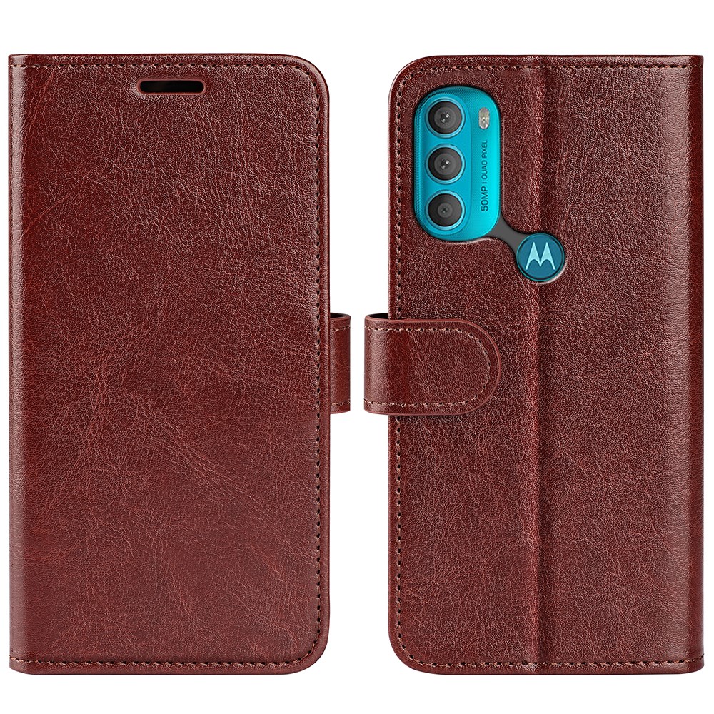  Motorola Moto G71 Fodral Crazy Horse Brun