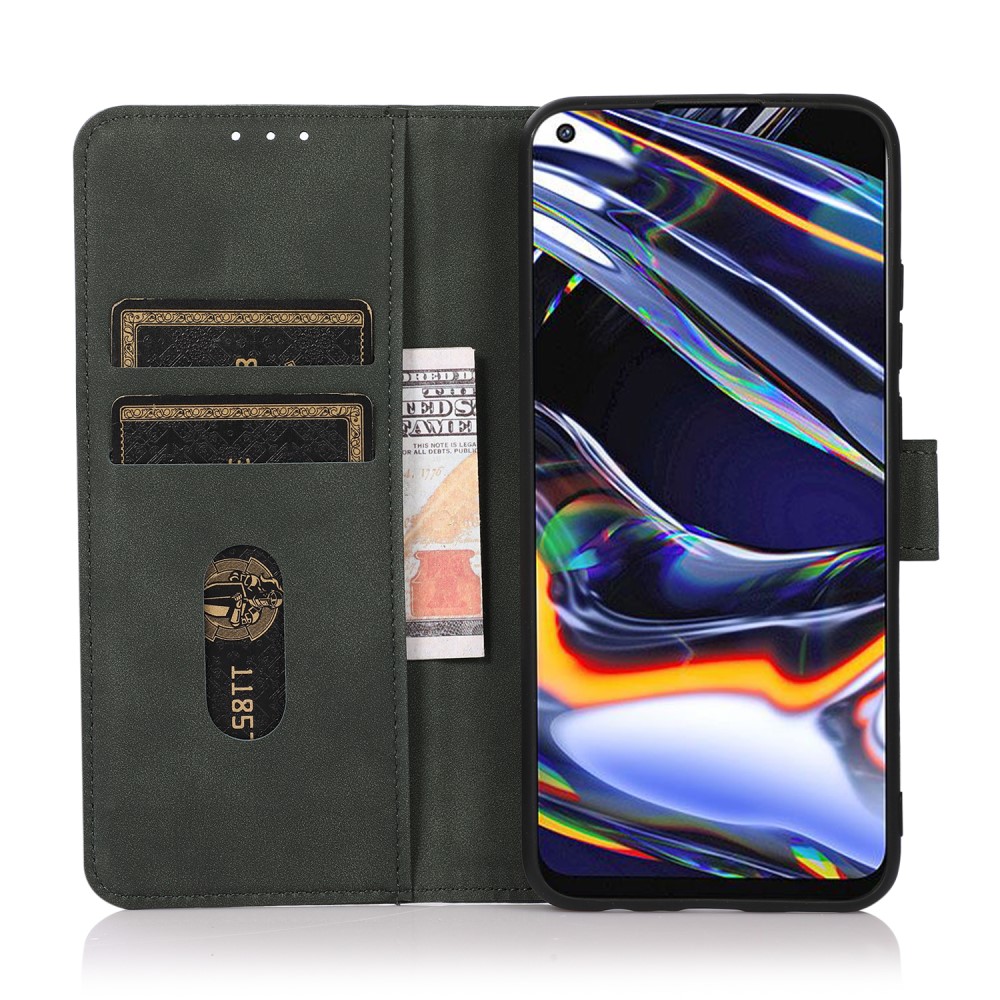 KHAZNEH KHAZNEH Motorola Moto G200 Fodral Retro Läder Grön