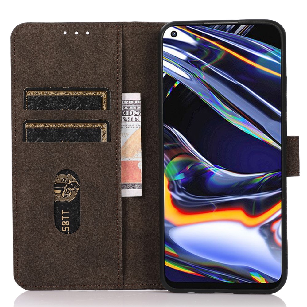 KHAZNEH KHAZNEH Motorola Moto G51 Fodral Retro Läder Brun