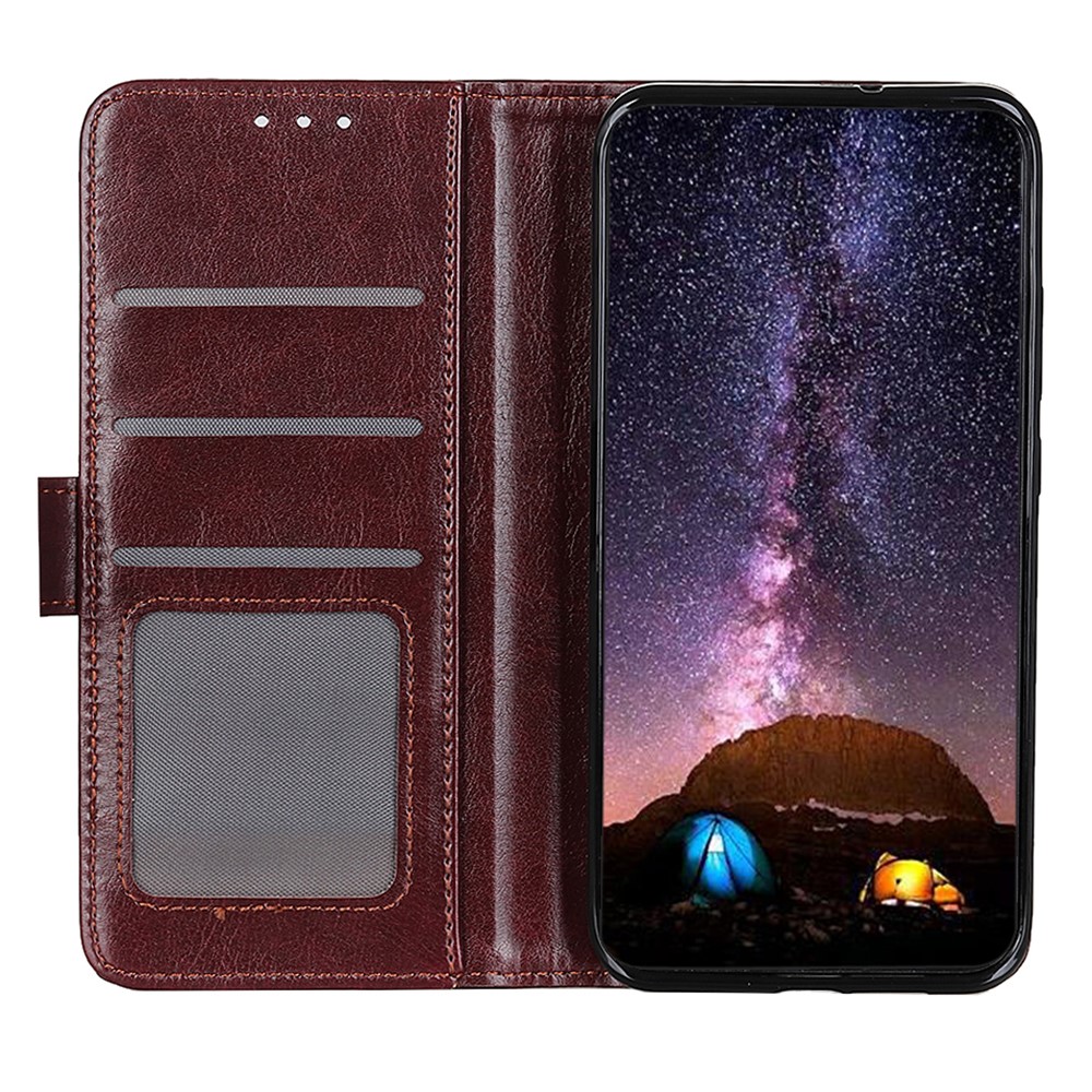  Motorola Moto G31 / G41 Fodral Retro Läder Brun