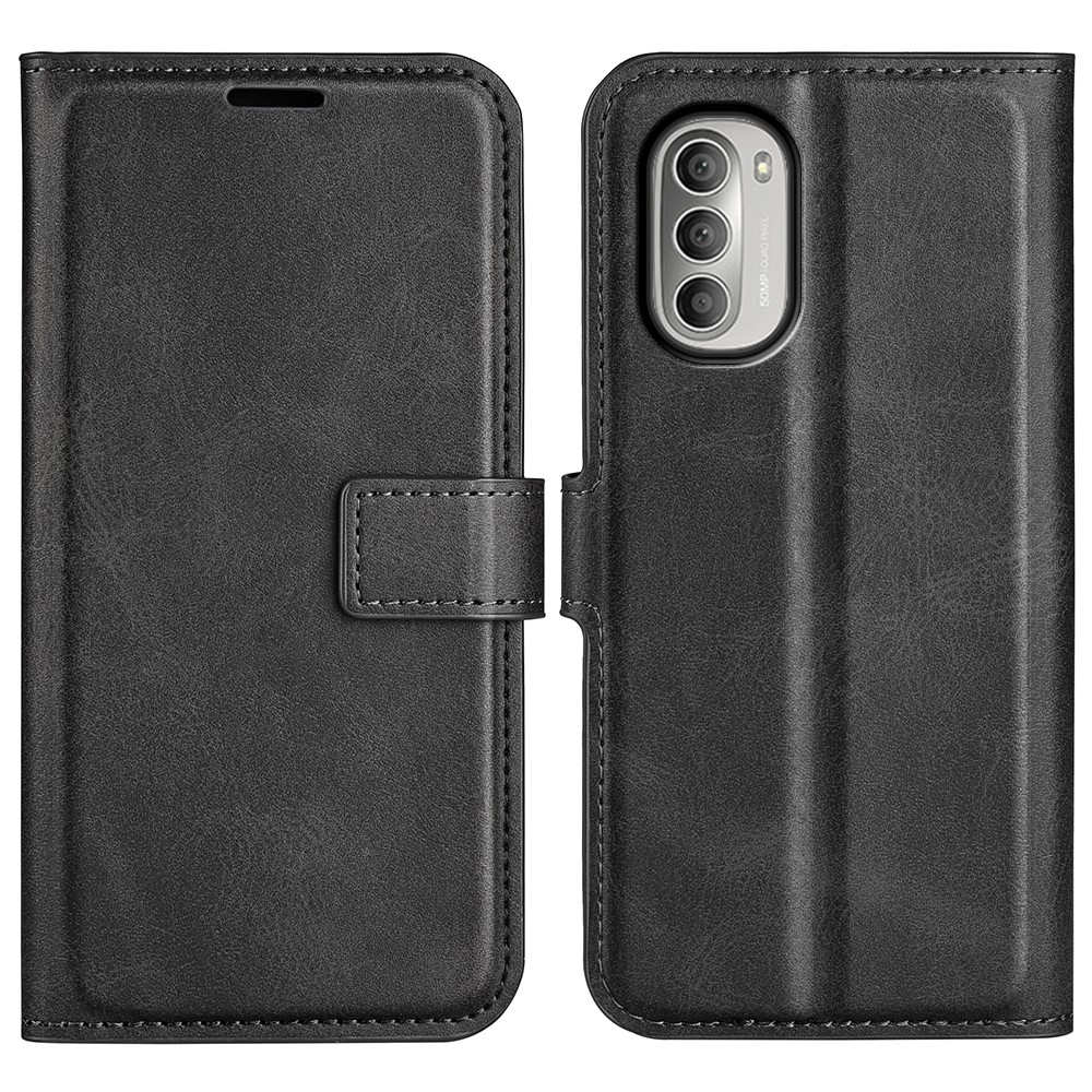 Motorola Moto G51 Fodral PU Läder Svart