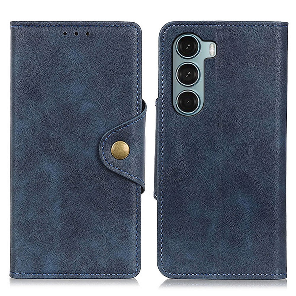  Motorola Moto G200 Fodral Mässing Magnet Blå