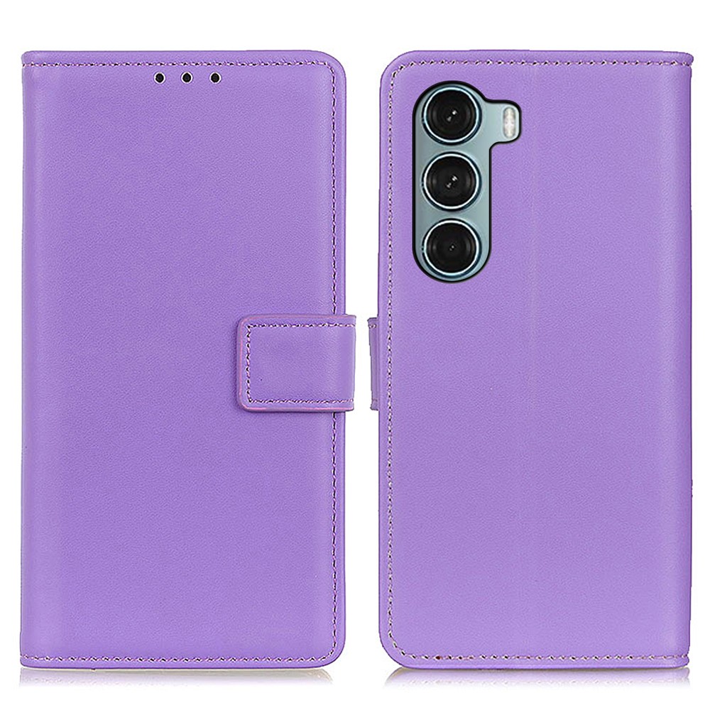  Motorola Moto G200 Fodral Solid Läder Lila