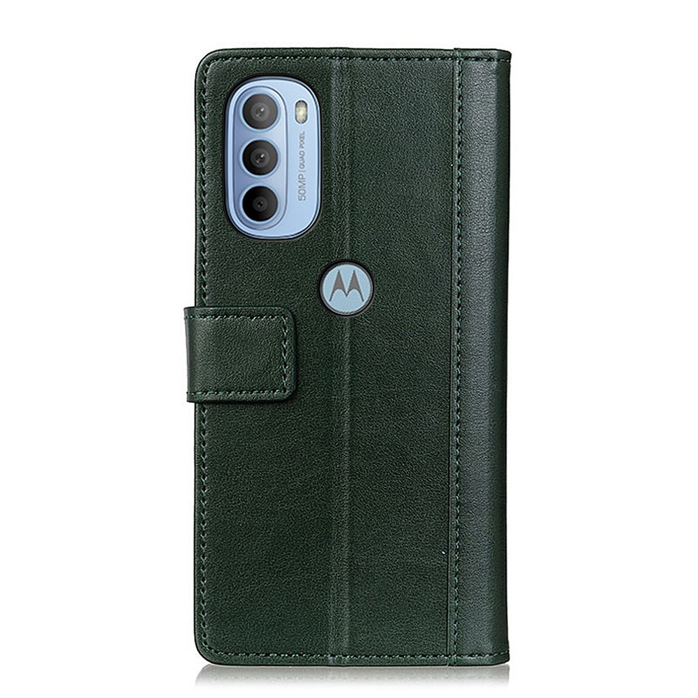 Motorola Moto G31 / G41 Fodral Läder Grön