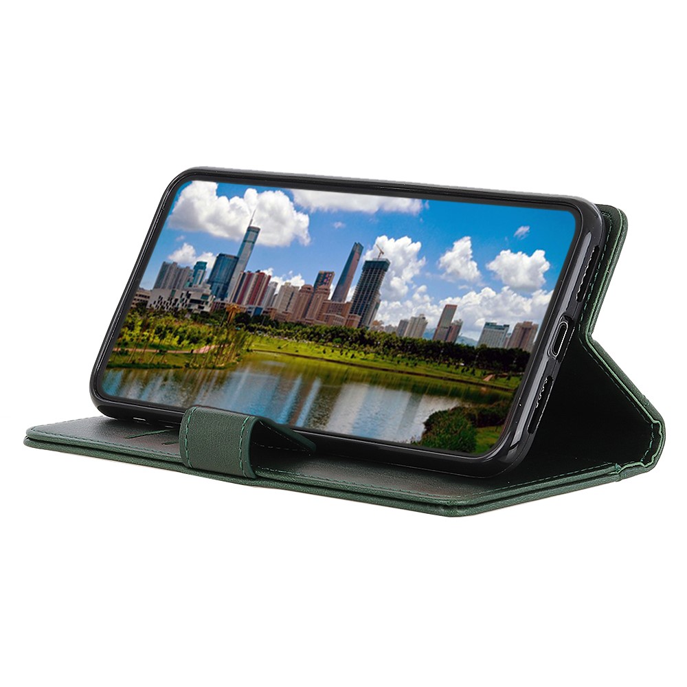  Motorola Moto G31 / G41 Fodral Läder Grön