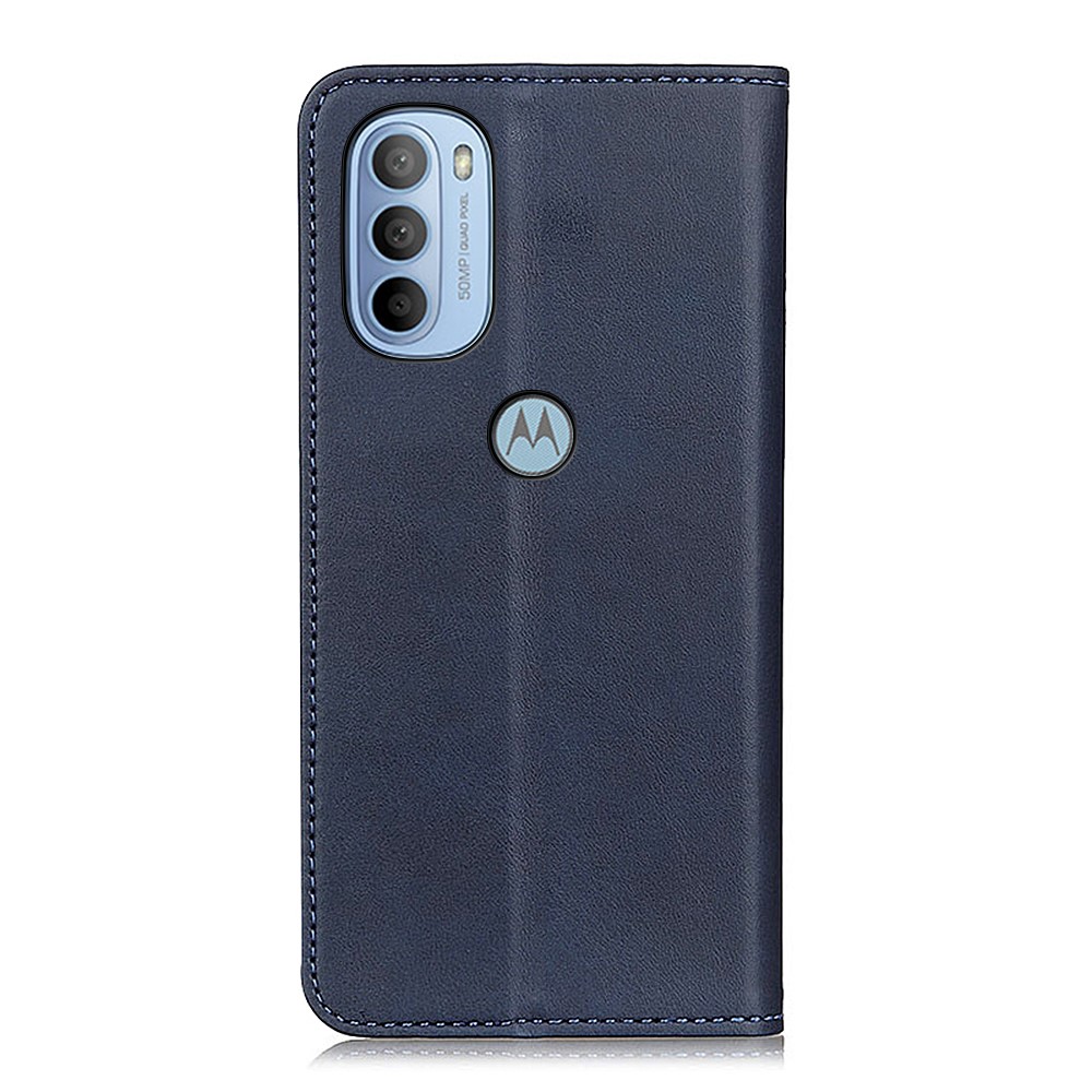  Motorola Moto G31 / G41 Fodral Flip Split Läder Blå