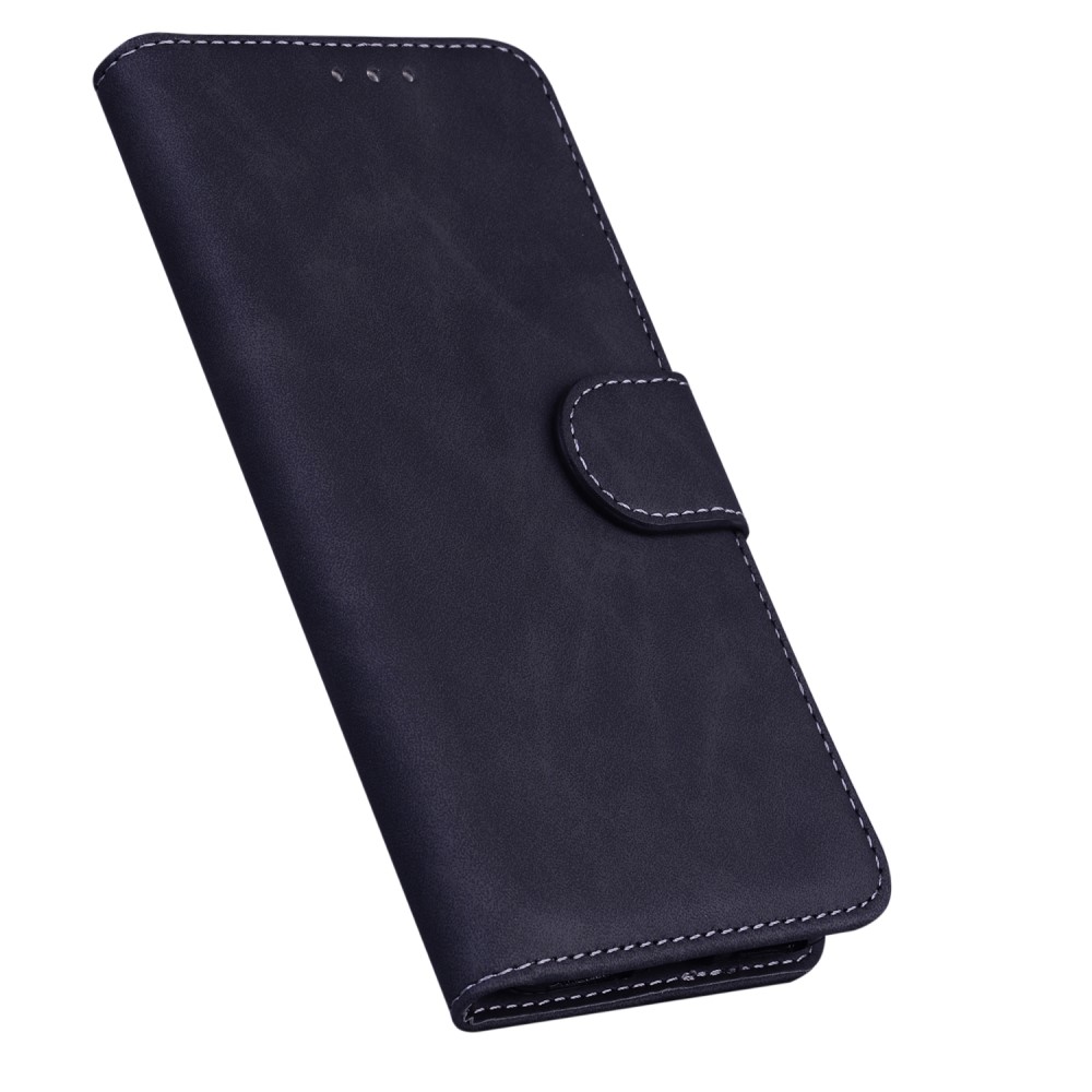  Motorola Moto G51 Fodral Skin Touch Läder Svart