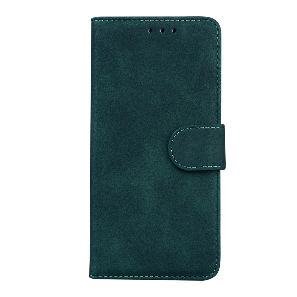  Motorola Moto G71 Fodral Skin Touch Läder Mörk Grön