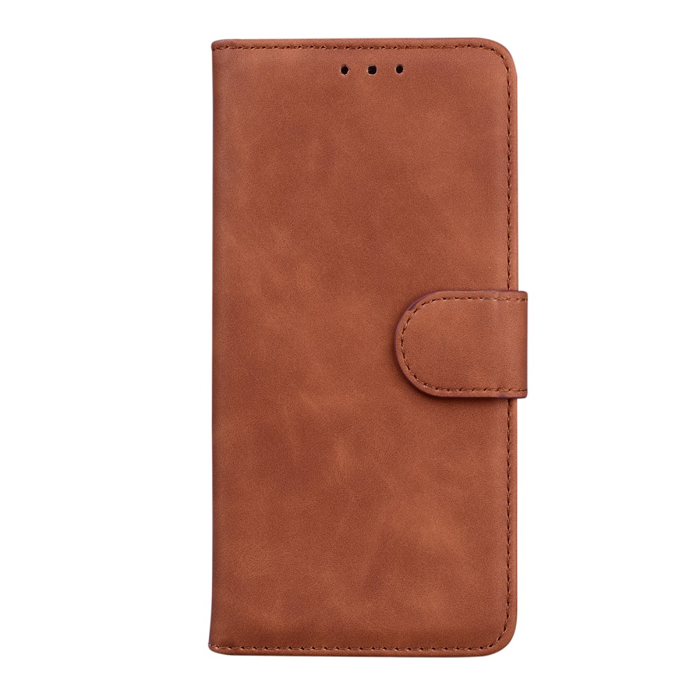  Motorola Moto G71 Fodral Skin Touch Läder Brun
