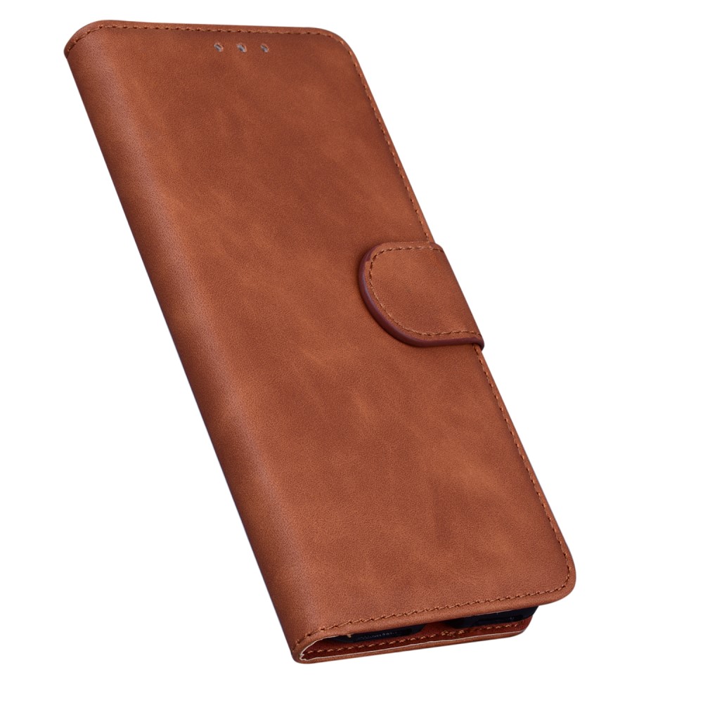  Motorola Moto G71 Fodral Skin Touch Läder Brun