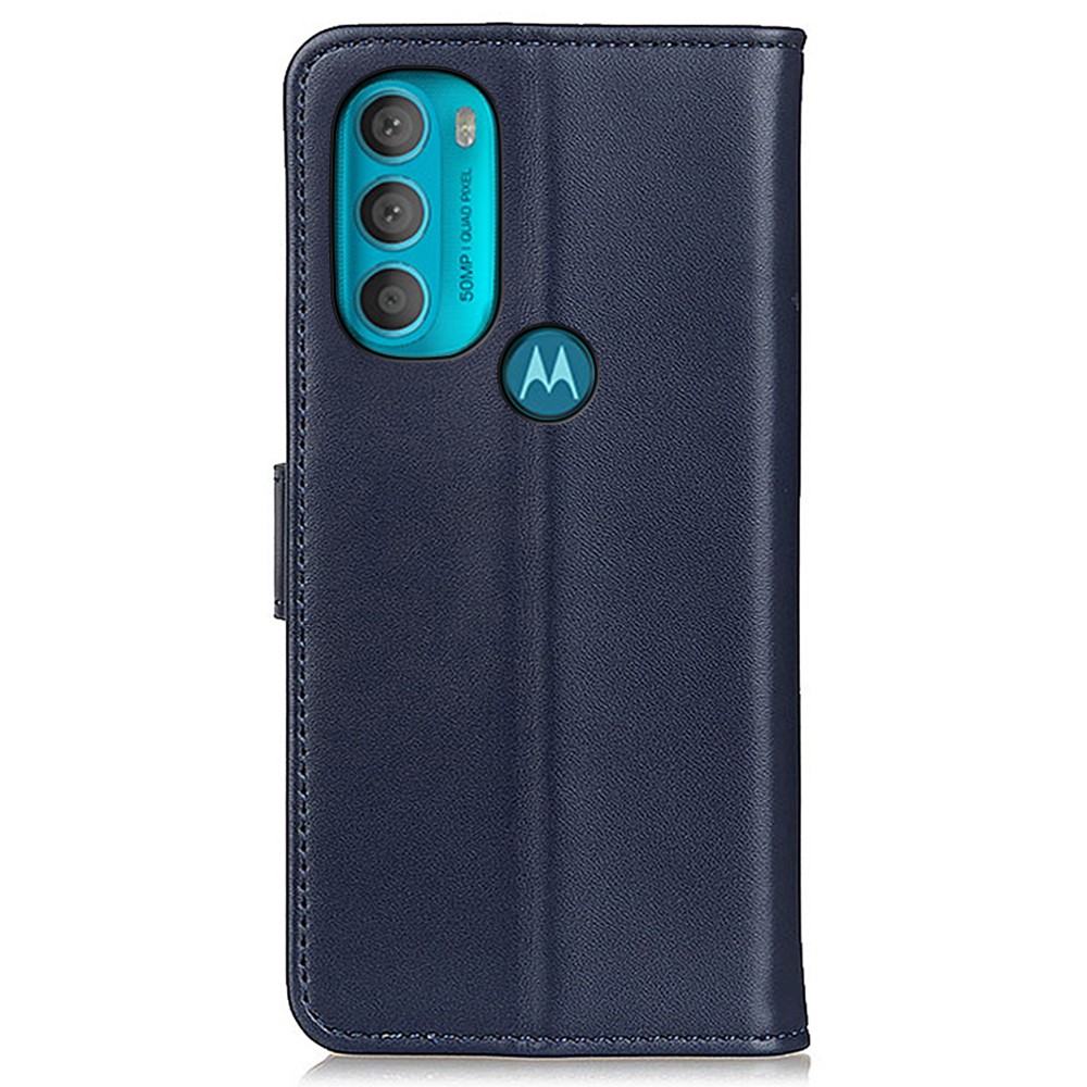 Motorola Moto G71 Fodral Läder Blå