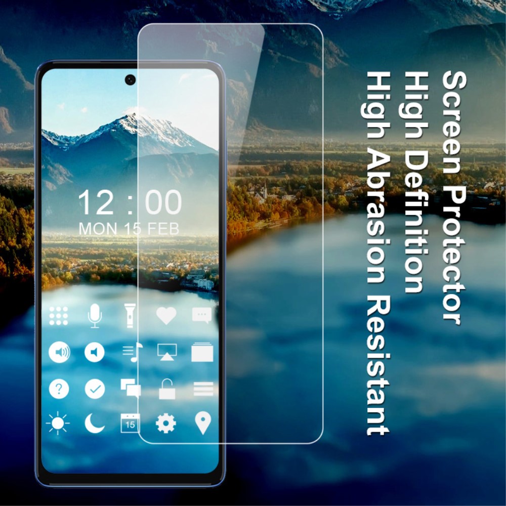 IMAK IMAK Motorola Moto G200 Skärmskydd TPU Transparent