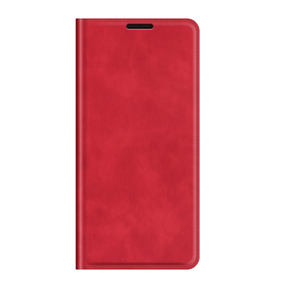  Samsung Galaxy S22 Ultra Fodral Flip Läder Röd