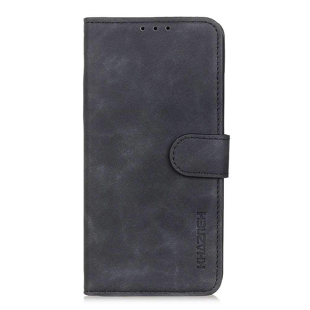 KHAZNEH KHAZNEH Samsung Galaxy S22 Ultra Fodral Retro Läder Svart