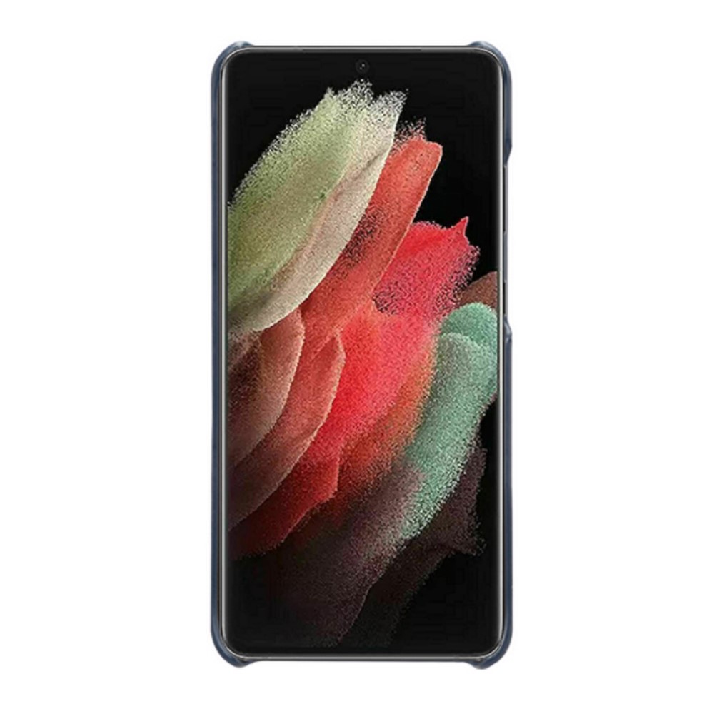 KSQ KSQ Samsung Galaxy S22 Ultra Skal Lädertäckt Blå
