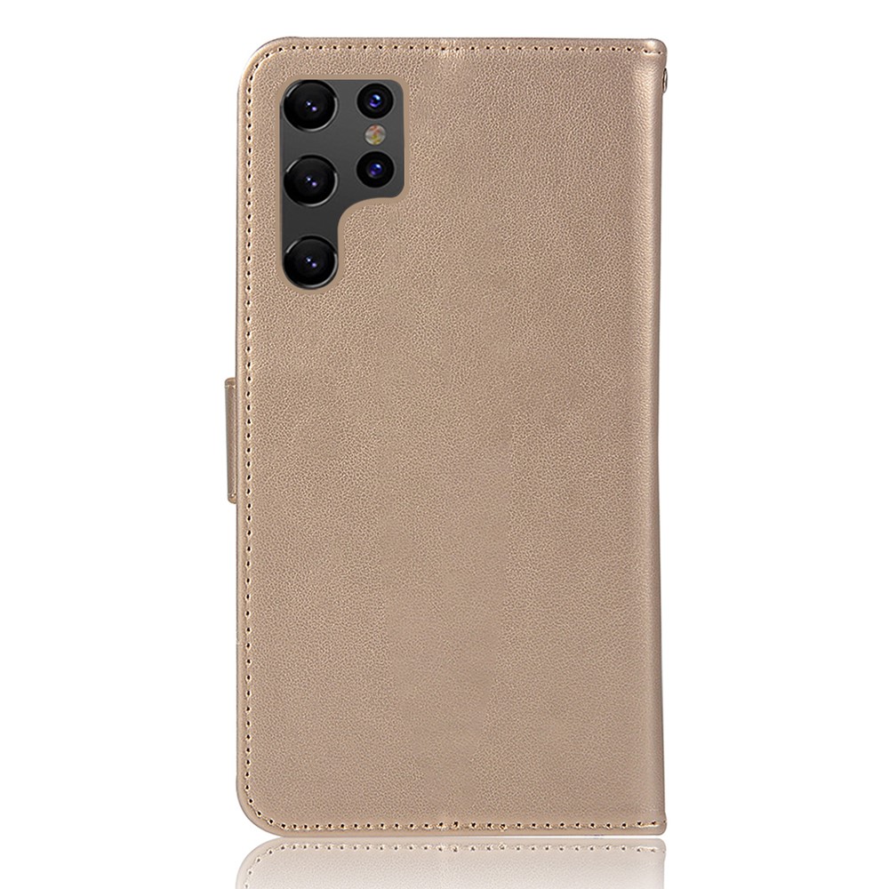  Samsung Galaxy S22 Ultra Fodral Owl Dreamcatcher Guld