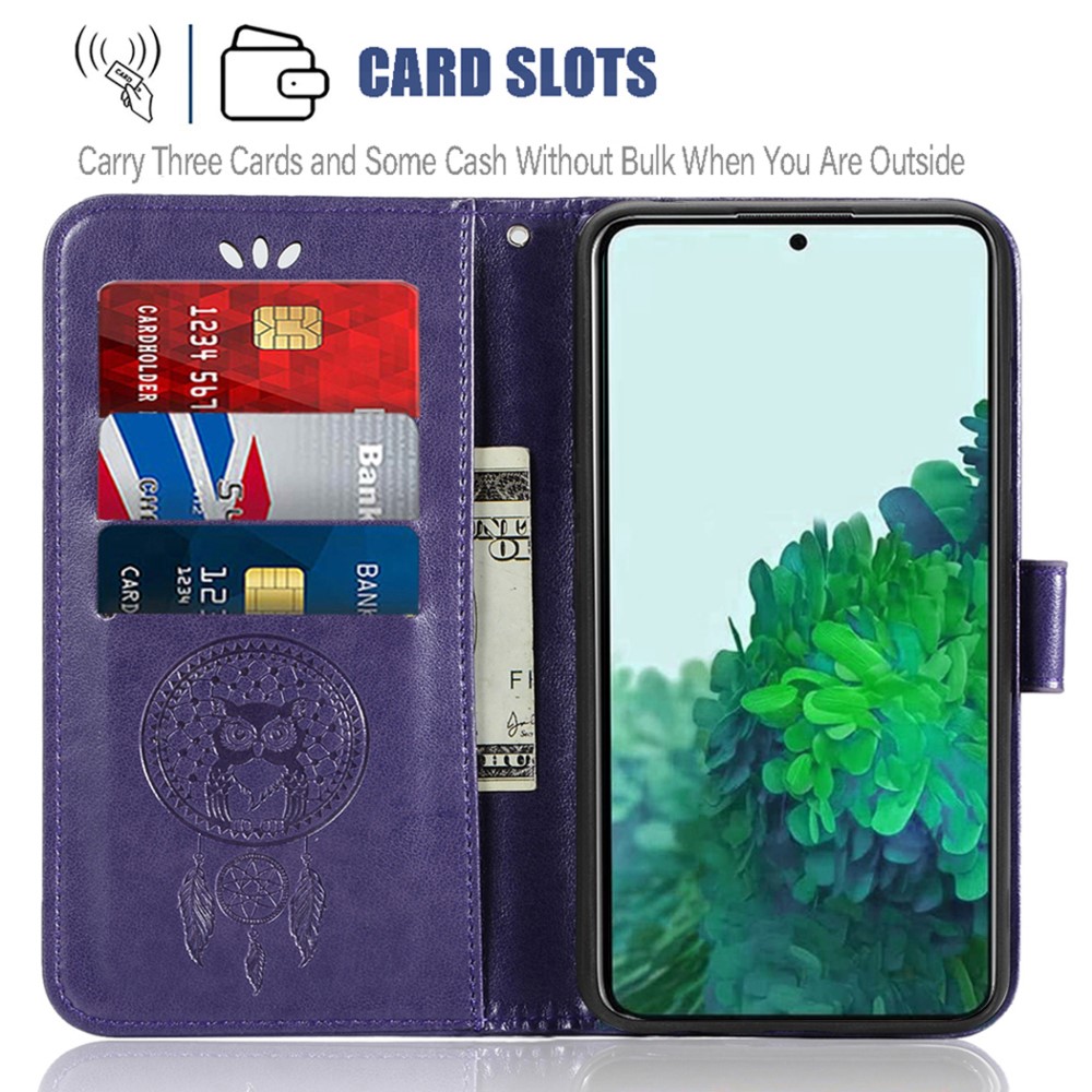  Samsung Galaxy S22 Ultra Fodral Owl Dreamcatcher Lila