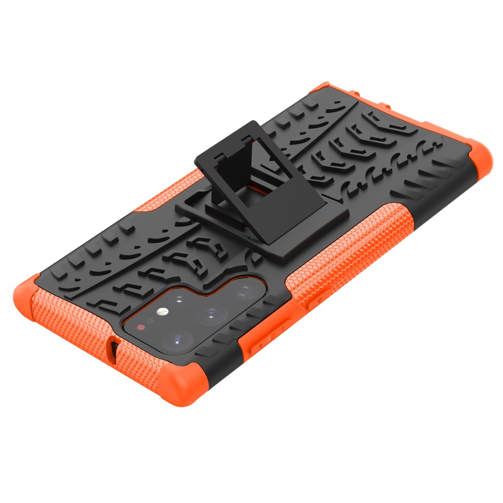  Samsung Galaxy S22 Ultra Skal Ultimata Stöttåligt med Stöd Orange