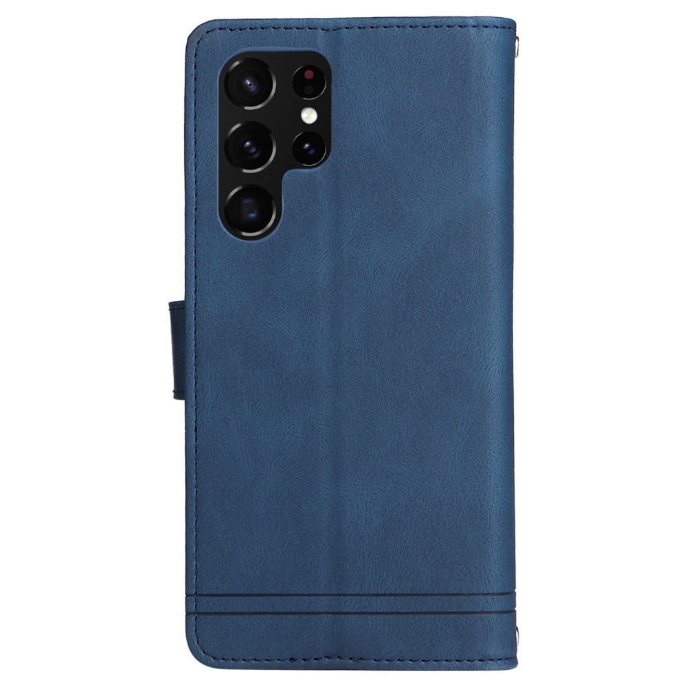 Samsung Galaxy S22 Ultra Fodral Multifunktionellt Blå