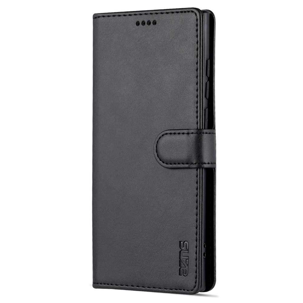 AZNS AZNS Samsung Galaxy S22 Ultra Fodral Läder Svart