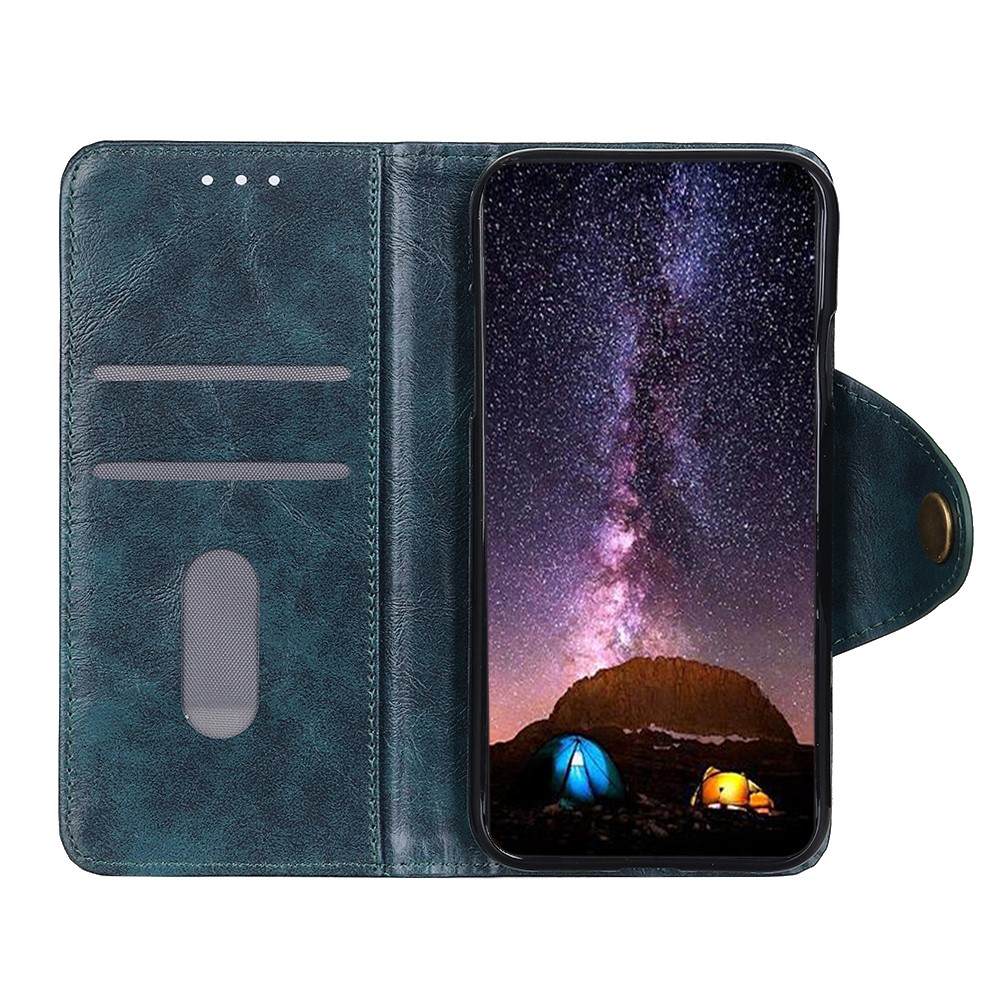 KHAZNEH KHAZNEH Samsung Galaxy S22 Plus Fodral Magnetisk Mässing Blå