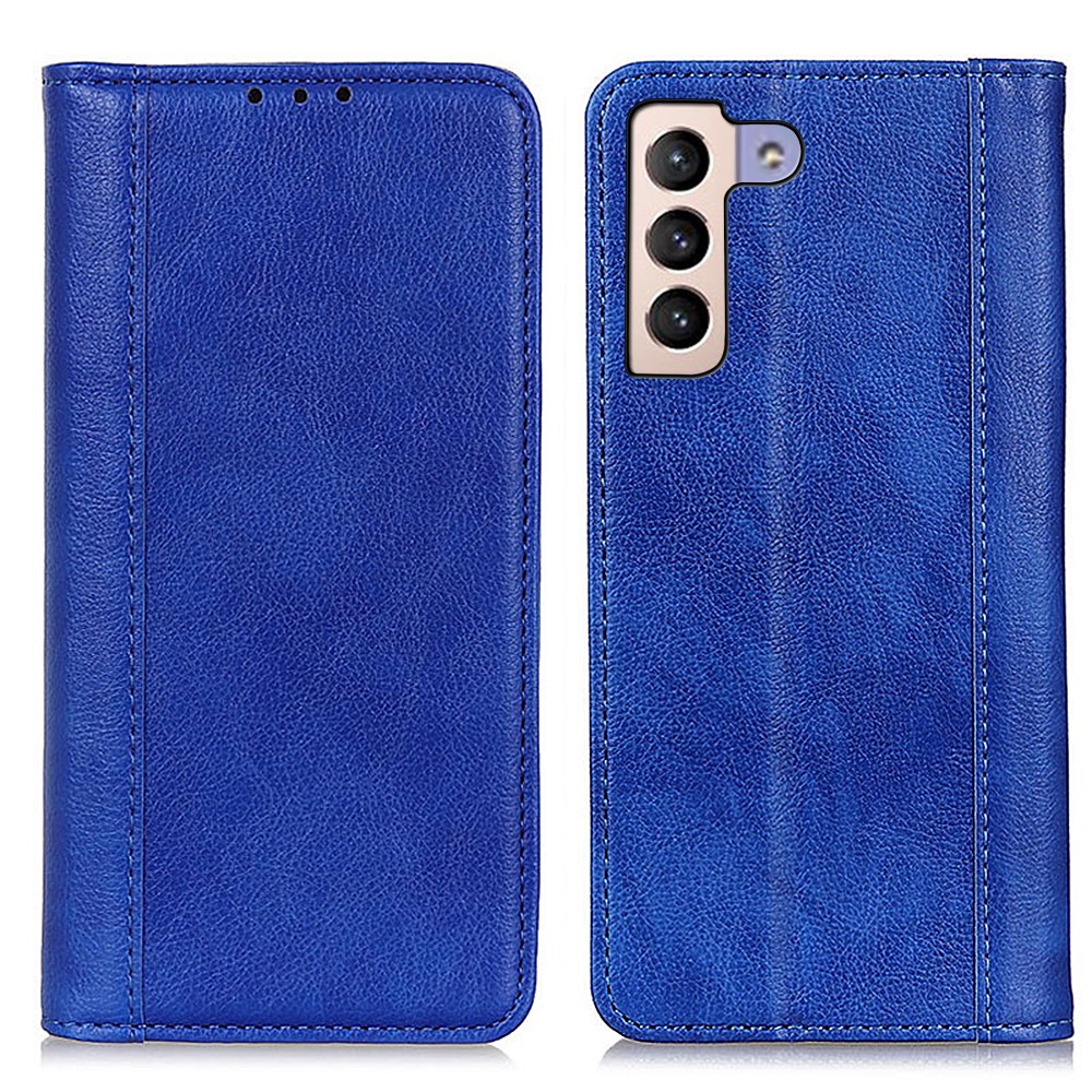  Samsung Galaxy S22 Plus Fodral Flip Split Läder Blå