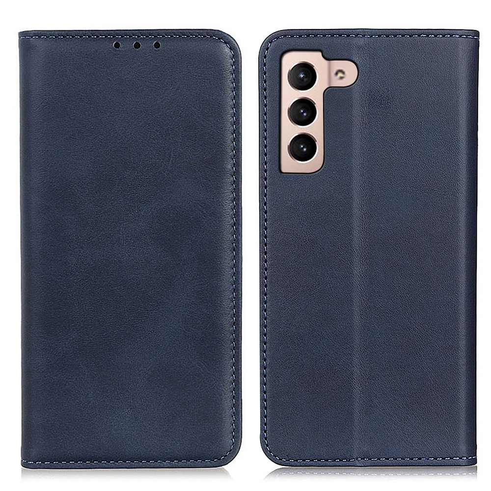 Samsung Galaxy S22 Plus Fodral Flip Split Läder Blå