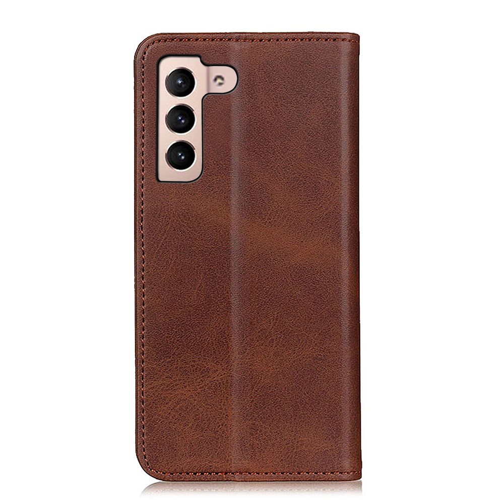  Samsung Galaxy S22 Plus Fodral Flip Split Läder Brun