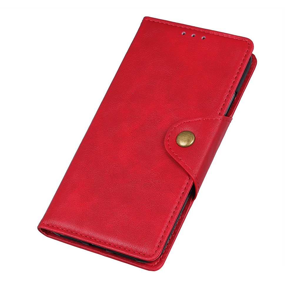  Samsung Galaxy S22 Plus Fodral Magnetisk Mässing Röd
