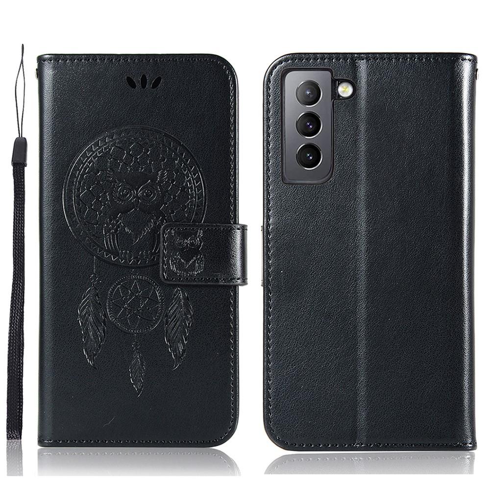  Samsung Galaxy S22 Plus Fodral Owl Dreamcatcher Svart